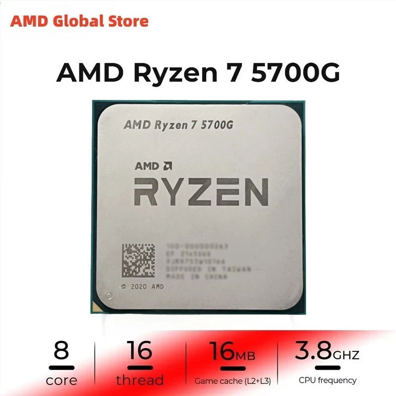 AMD Ryzen 7 5700G Tray Desktop - Amd Cpu Ryzen 7 评论和价格