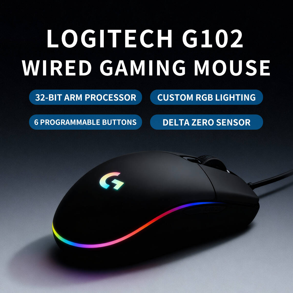 G102 Original Logitech G203 Pr - Logitech Mouse G203 评论和价格
