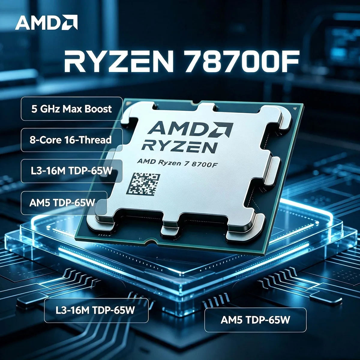 AMD Ryzen 7 8700F 5GHz CPU Pro - Amd Cpu Ryzen 7 评论和价格