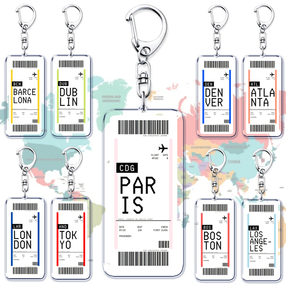 Plane Ticket Boarding Pass Key - Tech Accessories For Travel 评论和价格