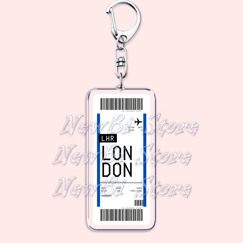 Plane Ticket Boarding Pass Key - Tech Accessories For Travel 评论和价格