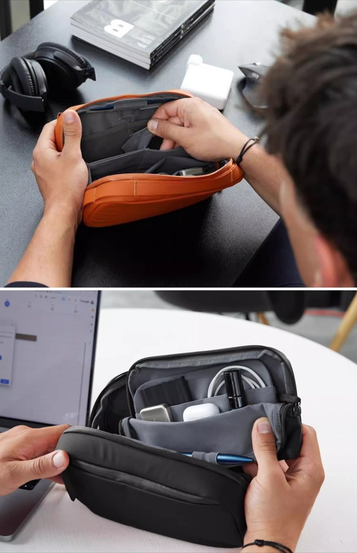 Digital Tech Organizer Pouch w - Tech Accessories Case 评论和价格